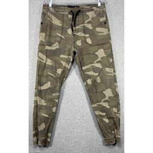 Plugg‎ Pants Mens Medium 33x26 Camouflage Joggers Casual Outdoors Elastic